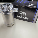 KLM Race Catch Can - RAW - Dual -10AN fittings *NEW*