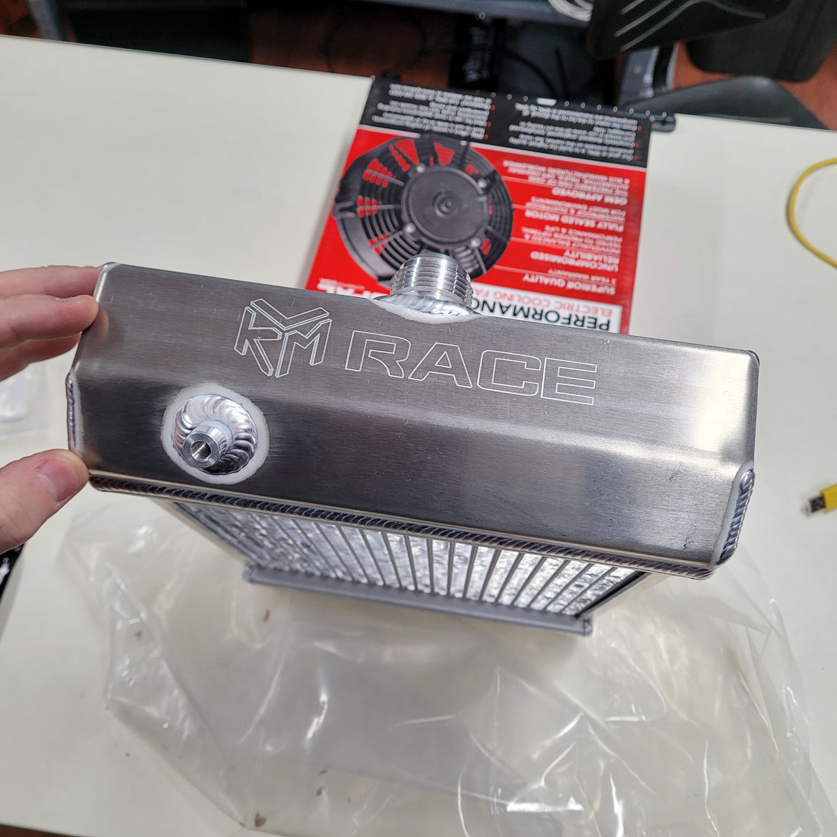 KLM Race - Street/Race Radiator with Fan - NEW – 1to1tuning