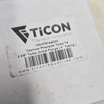 Ticon Industries - Titanium PTE Discharge Flange - PTE T4 Turbo ( 3 5/8" OD / 4" Tubing ) Fits PTP074-3036 - *NEW