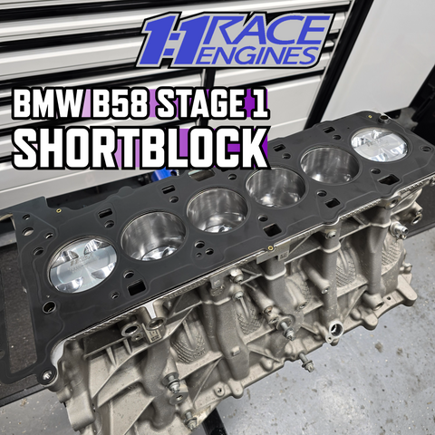 1:1 Race Engines - BMW B58 Stage 1 Shortblock