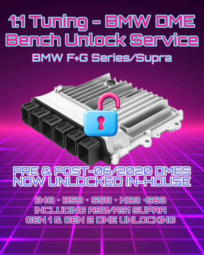 1:1 Tuning - BMW / Supra DME Unlock Service – Pre & Post June 2020